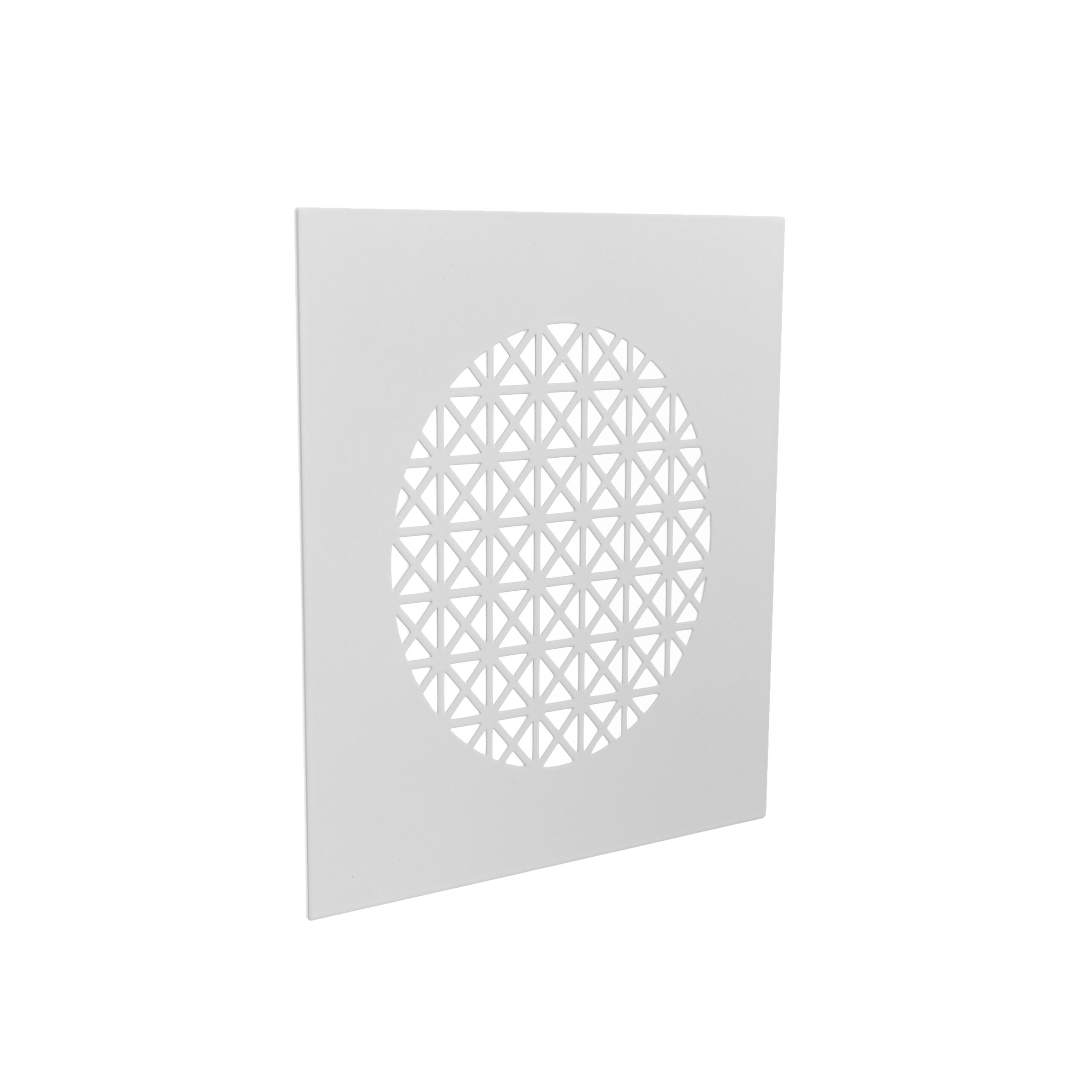 Grille d'aération carrée Pyramid à fixation magnétique 160x160 mm