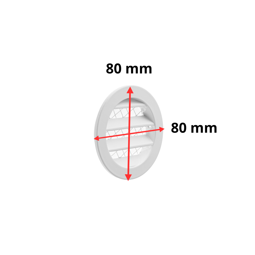 Grille d'aération ronde Garance