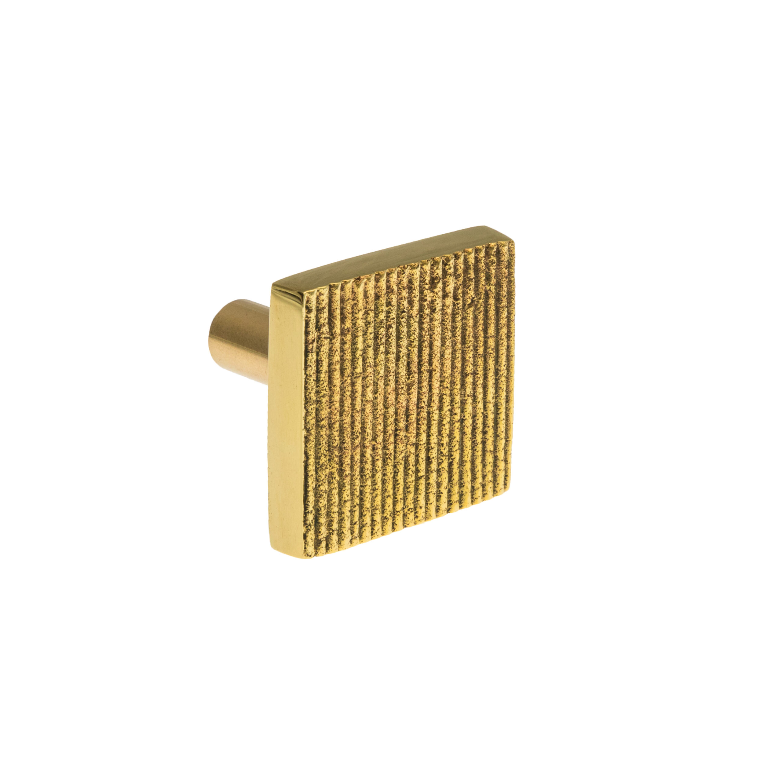 Bouton de meuble Joseph carré Laiton massif