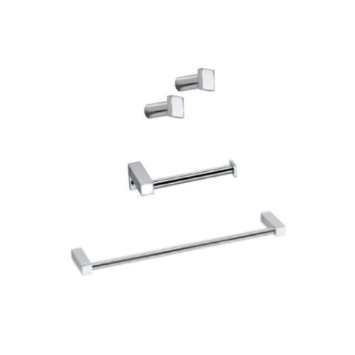 Pack IC MT : 2x Patères, 1 Porte-rouleau, et 1 Porte-serviette (40cm) Pack IC MT : 2x Patères, 1 Porte-rouleau, et 1 Porte-serviette (40cm)