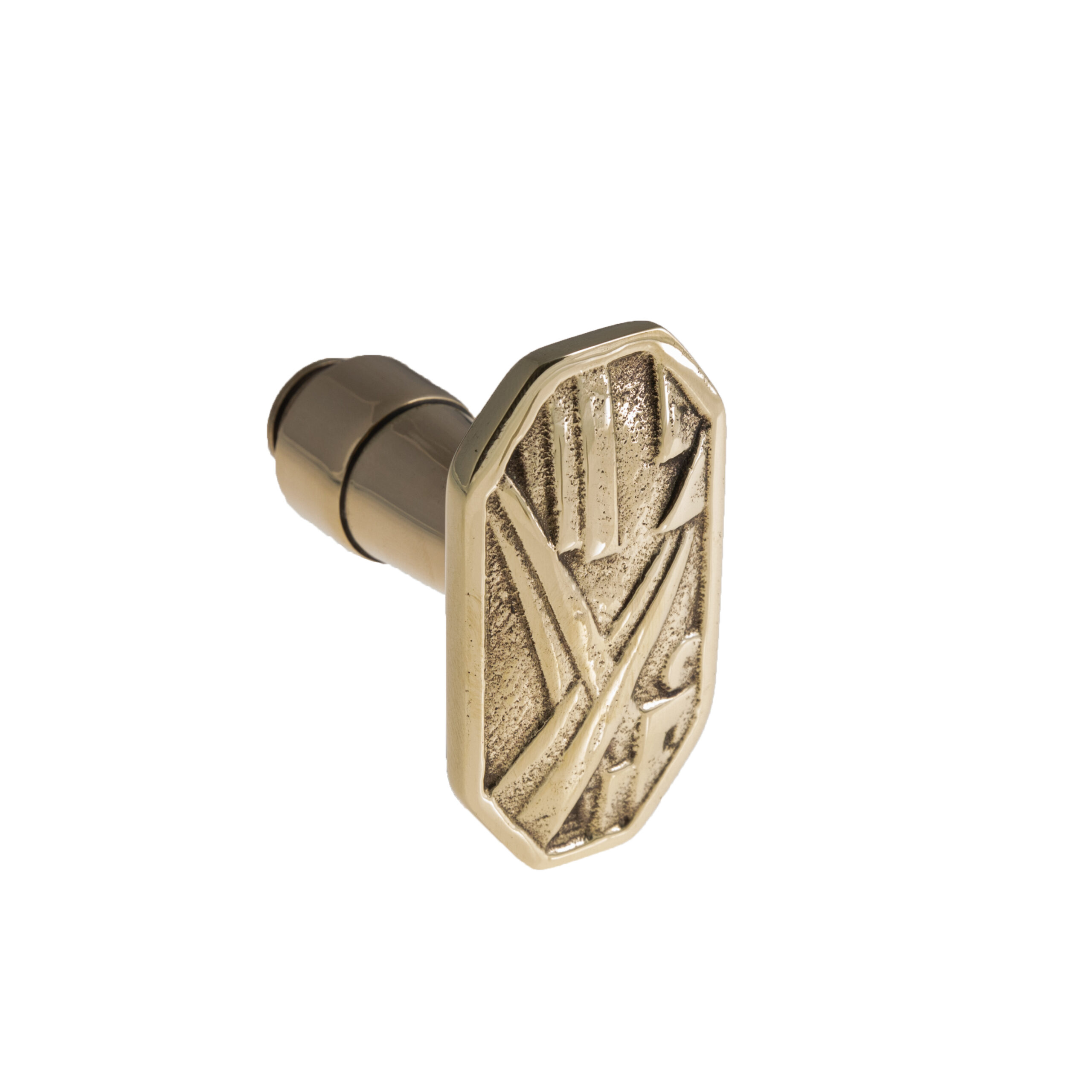 Paire de boutons de porte Décor Jane avec Carré de 6 mm