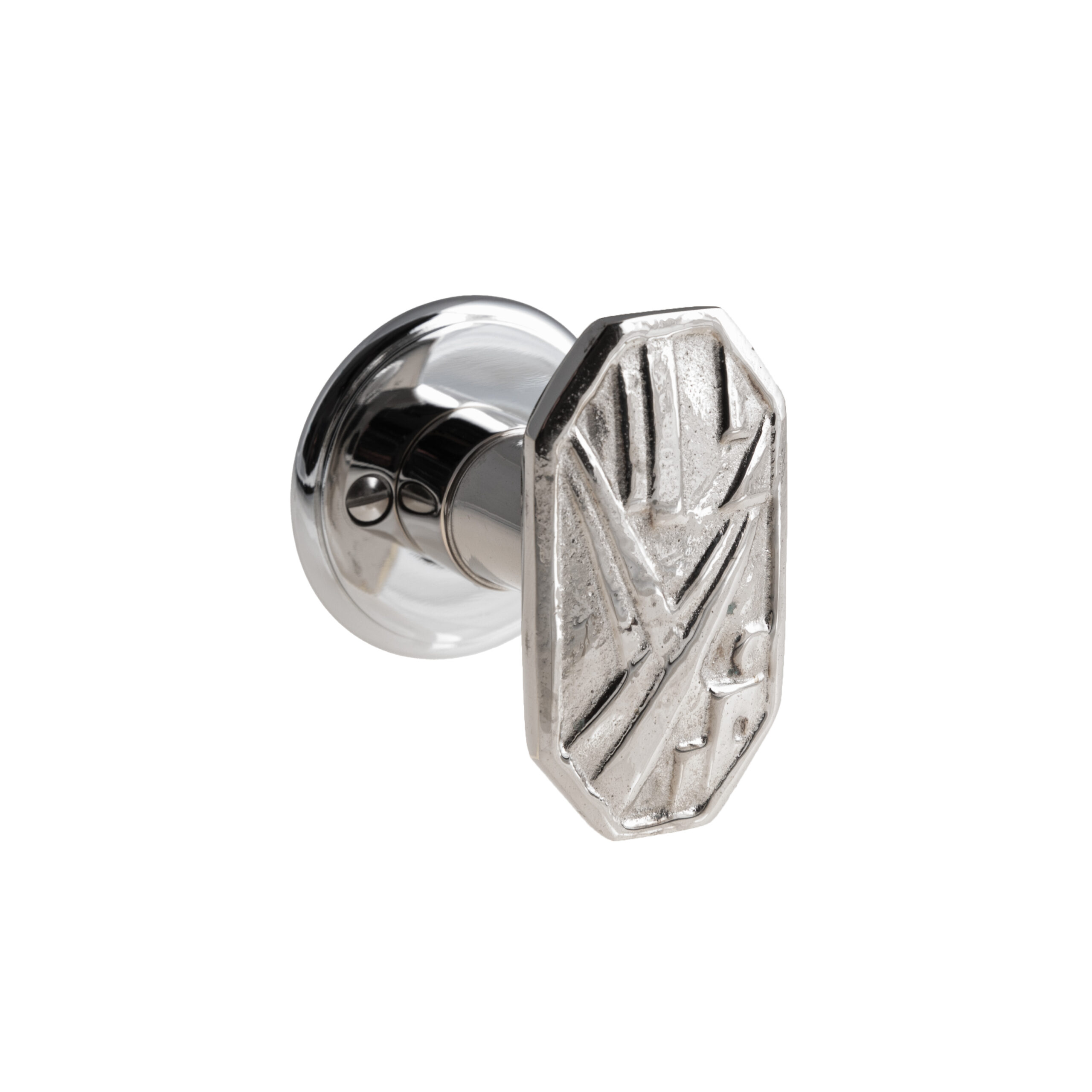 Paire de boutons de porte Décor Jane avec Carré de 6 mm