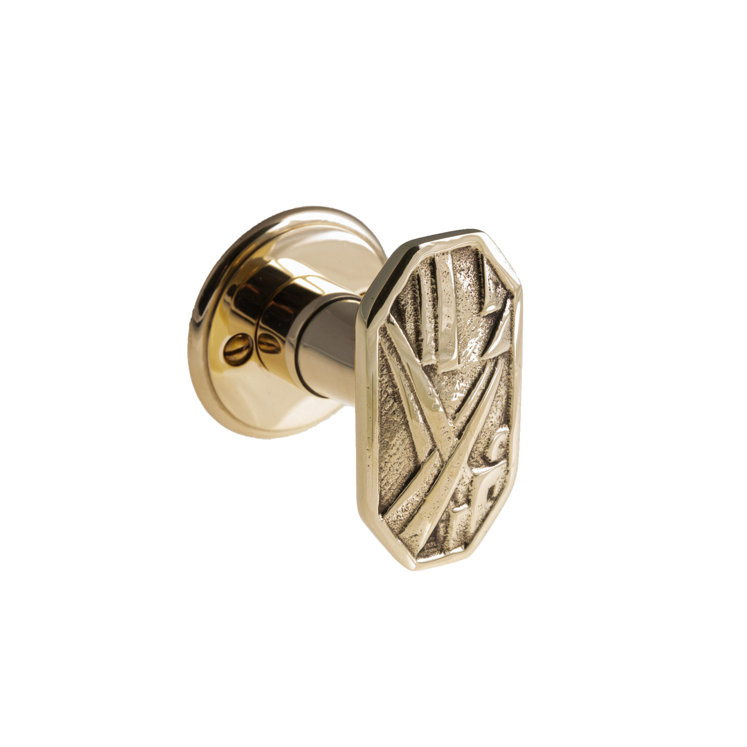 Paire de boutons de porte Décor Jane avec Carré de 6 mm