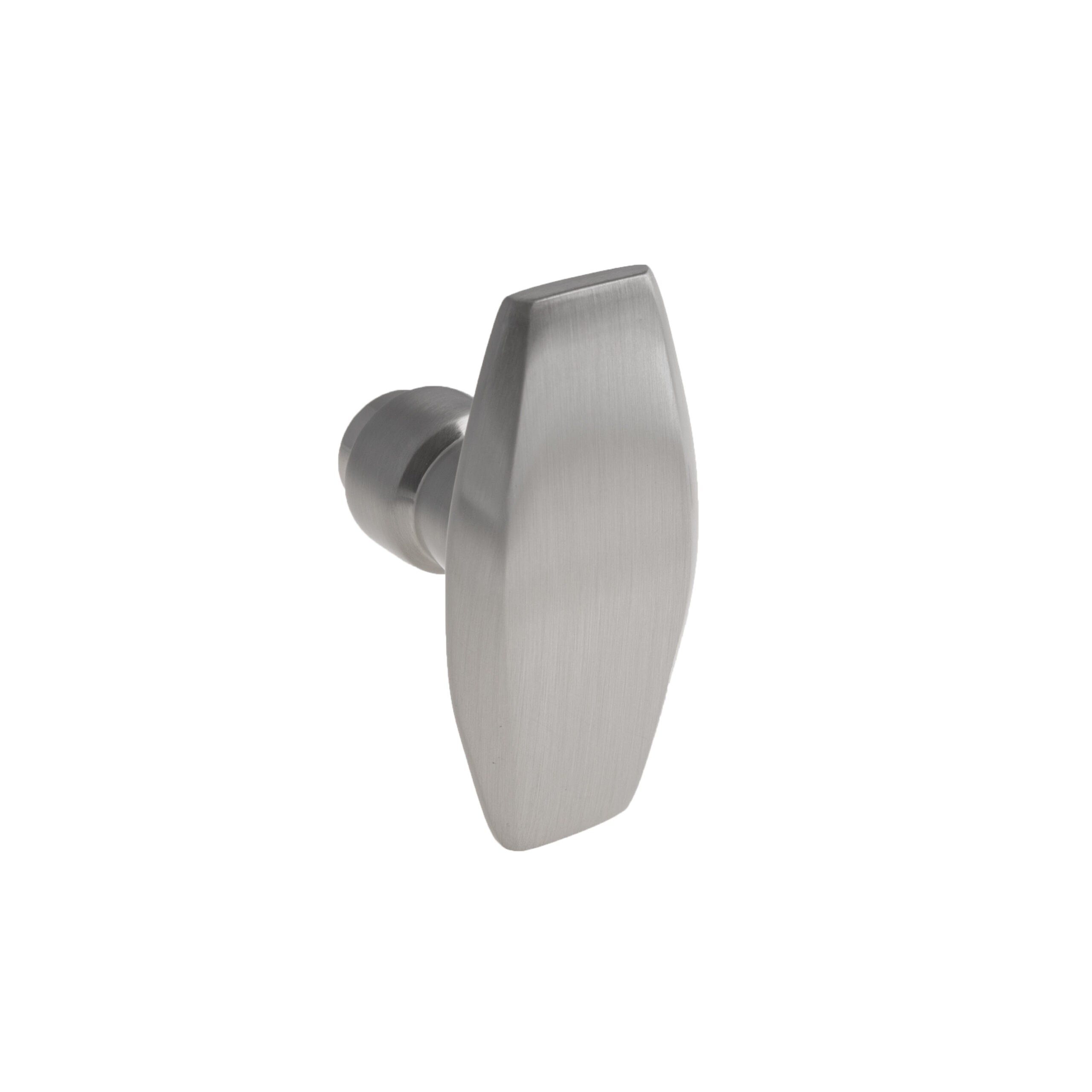 Paire de boutons de porte Jacob Nickel Mat avec Carré de 6 mm