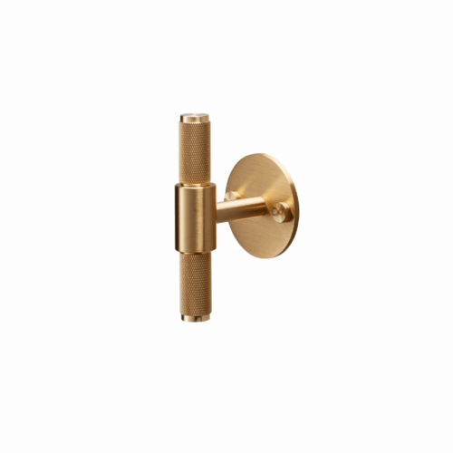 Bouton de meuble Cross Knurl avec Plaque Bouton de meuble Cross Knurl avec Plaque