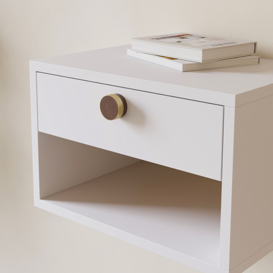 Bouton de meuble Jean ø 49 mm Bois