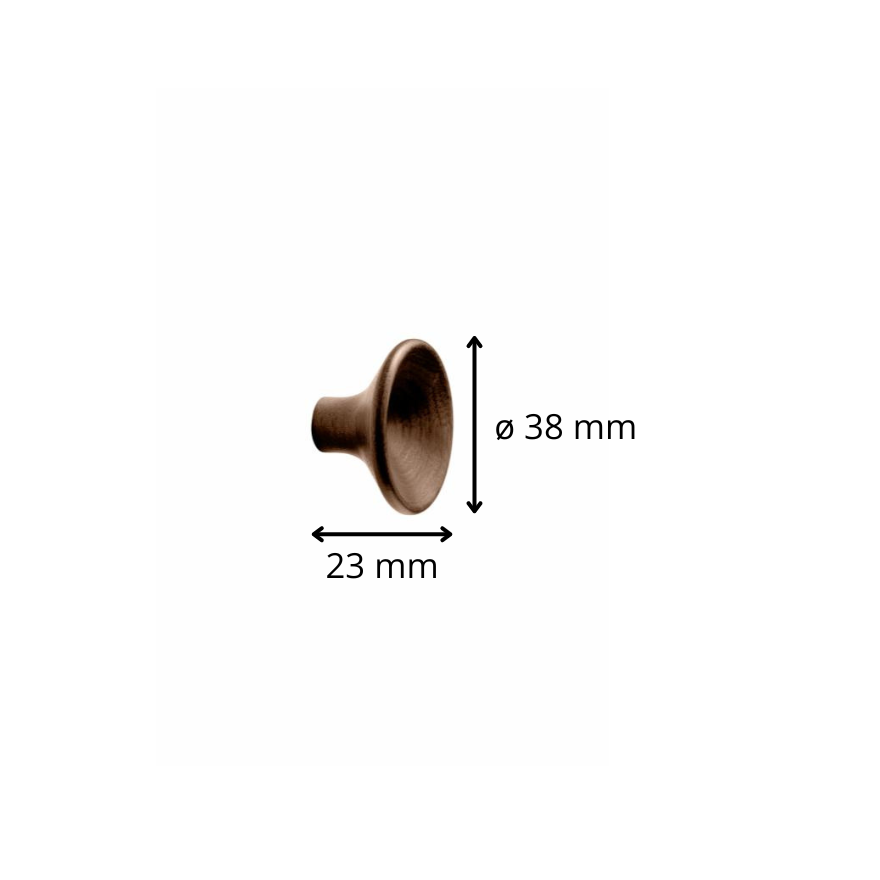 Bouton de meuble Joyce en Bois