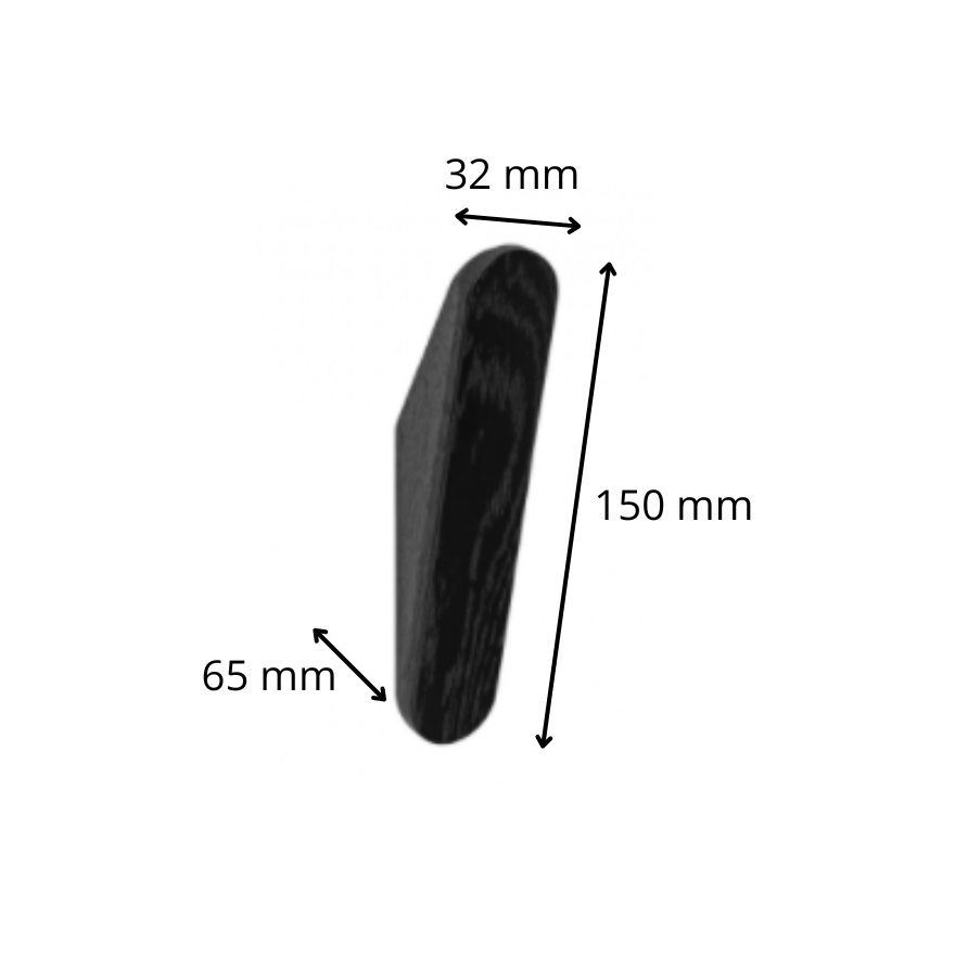 Patère murale Isabella en bois