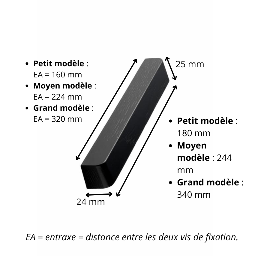 Poignée de meuble Jihane en Bois