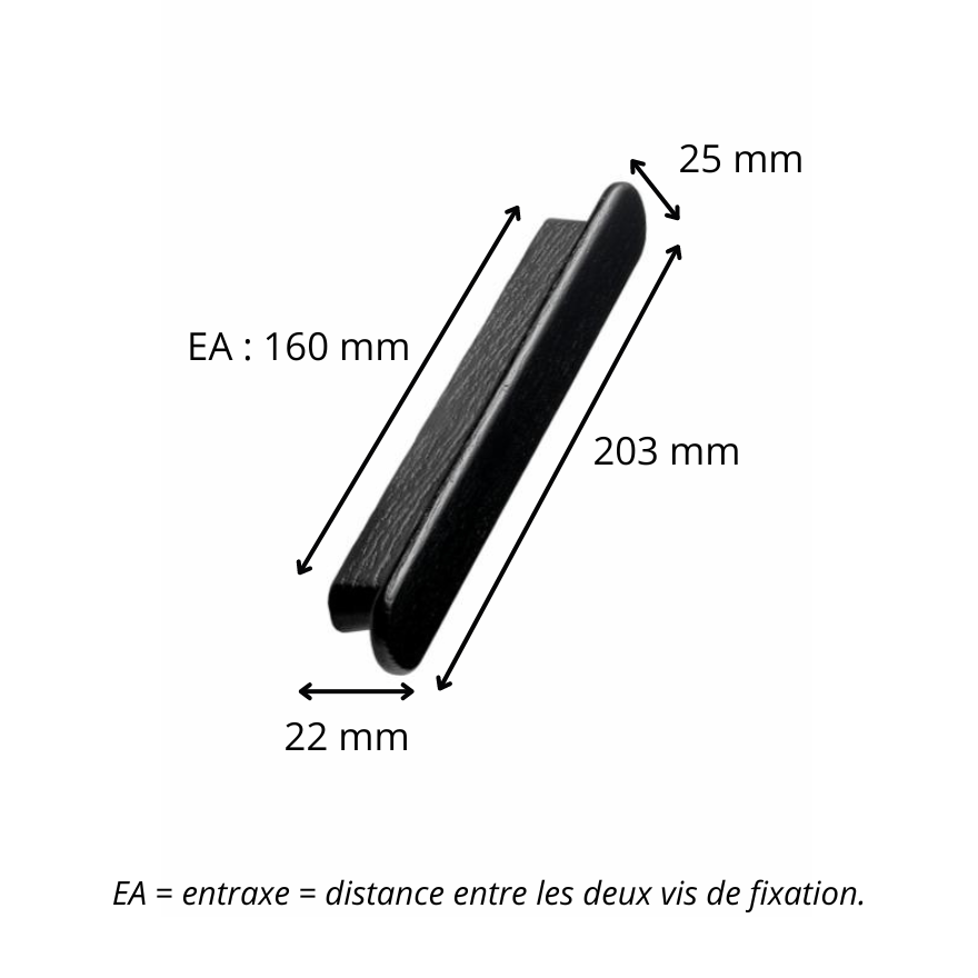 Poignée de meuble Justine en Bois