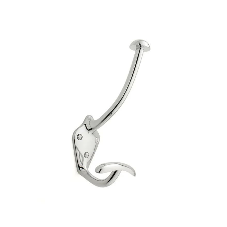 Patère murale Edmond Laiton massif