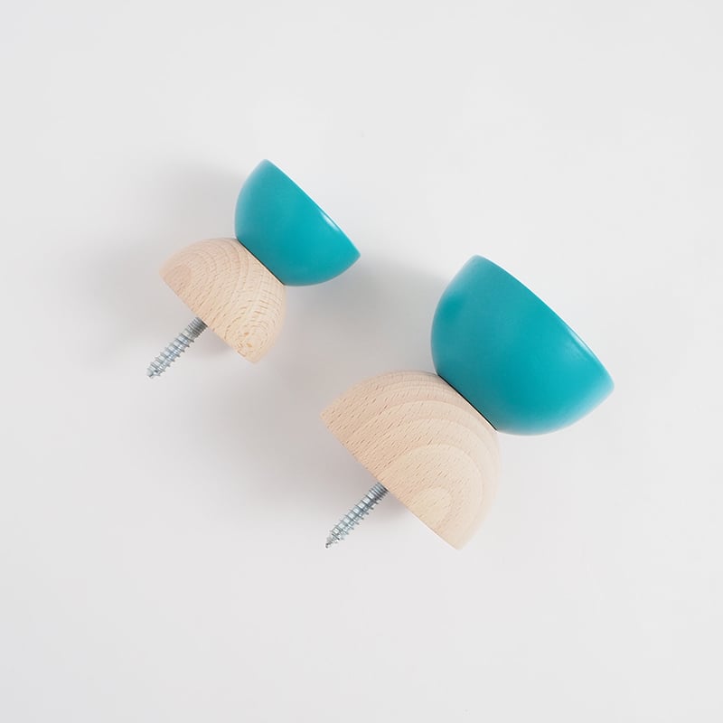 Patère murale Eve Porte-cintre Bois