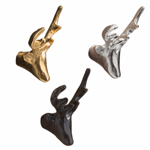 Bouton de meuble Cerf bronze Bouton de meuble Cerf bronze