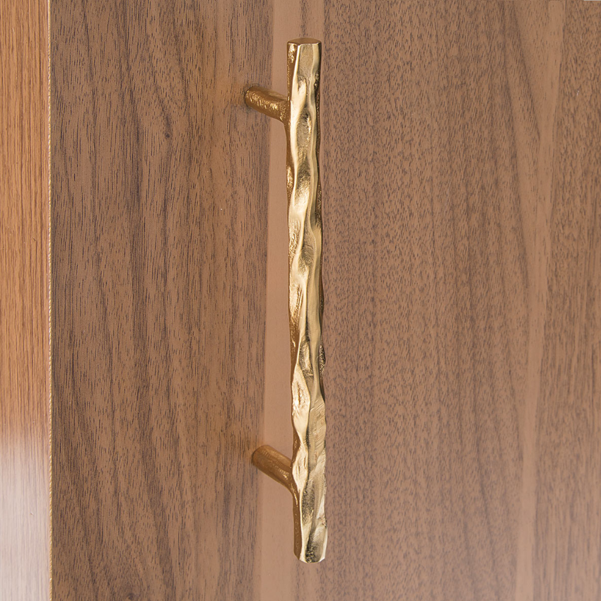 Poignée de meuble Liane bronze