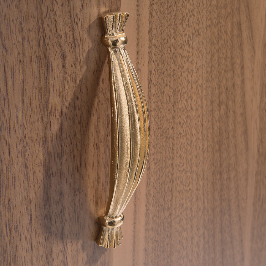 Poignée de meuble Pleats bronze