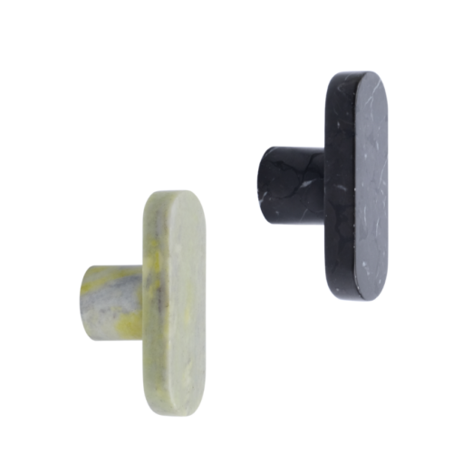 Bouton de meuble Ayun Pa ovale Marbre Bouton de meuble Ayun Pa ovale Marbre