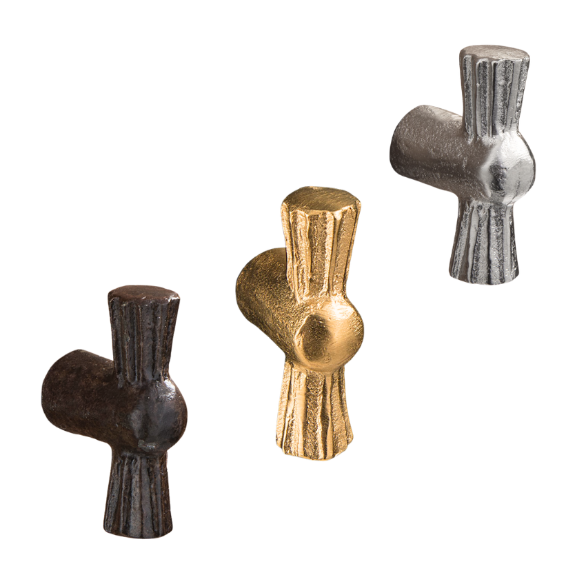 Bouton de meuble Galon bronze