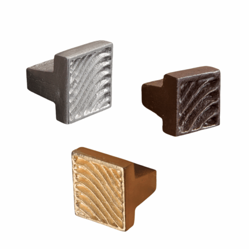 Bouton de meuble Ondes bronze Bouton de meuble Ondes bronze