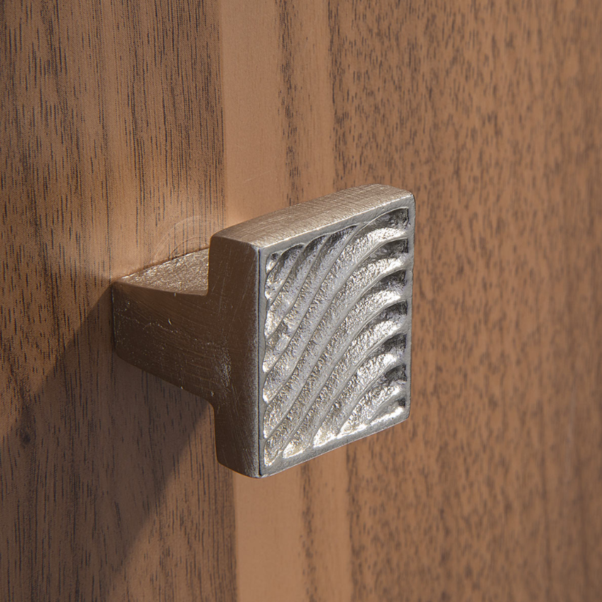 Bouton de meuble Ondes bronze