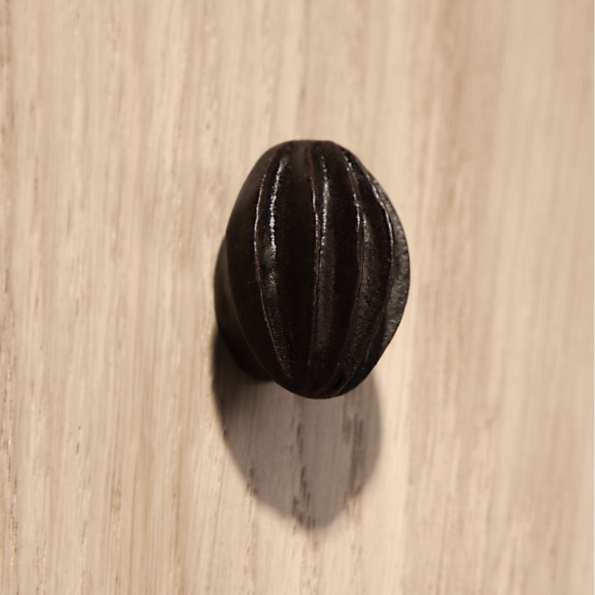 Bouton de meuble Pleats bronze