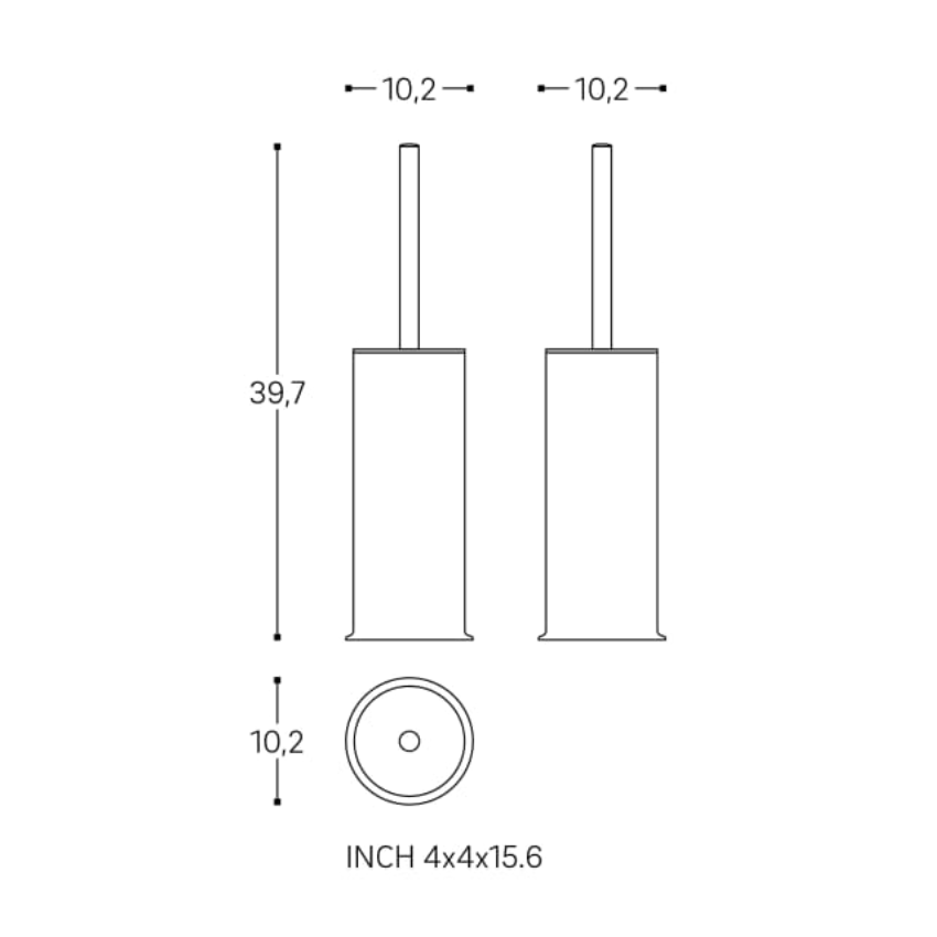 Porte Balayette Iloa à poser au sol