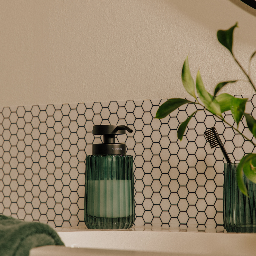 Porte savon liquide à poser Ivane