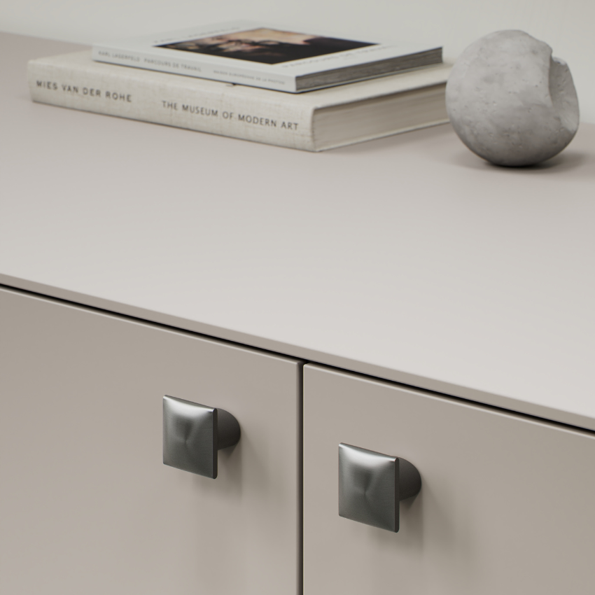 Bouton de meuble Argy laiton brossé