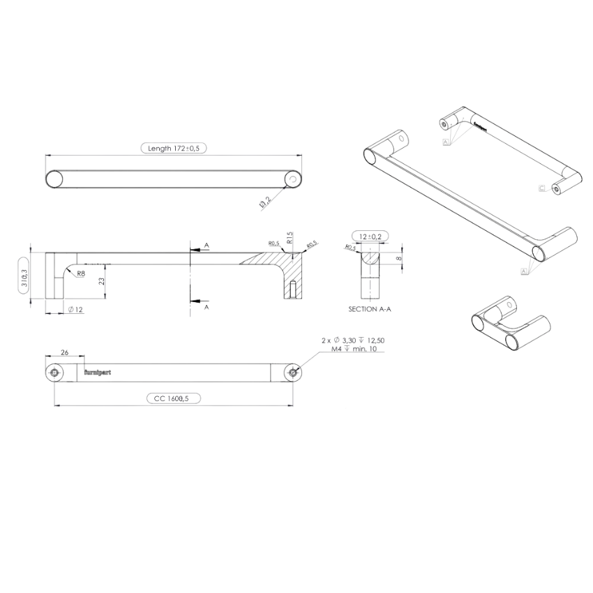 Poignée de meuble Bonnieux