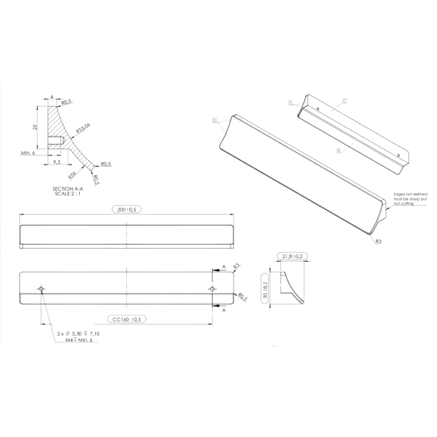 Poignée de meuble Plessis