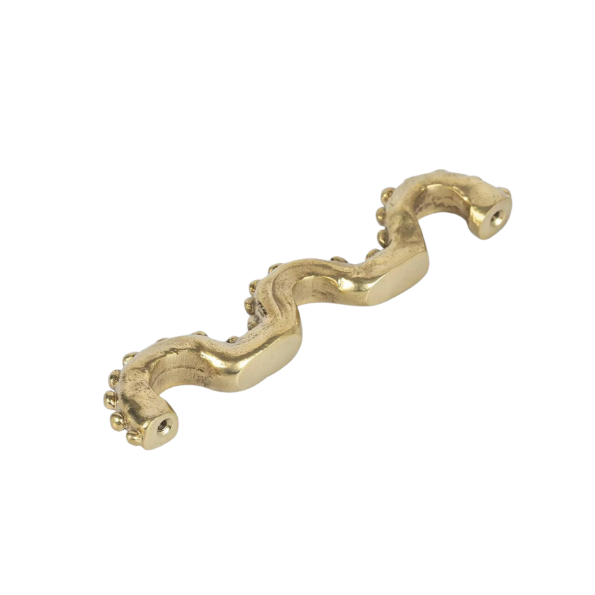 Poignée de meuble Poulpe Laiton