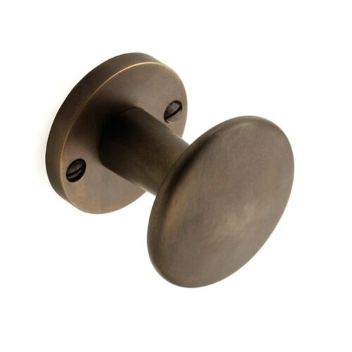 Bouton de porte fixe Idil Ø 55 mm Laiton