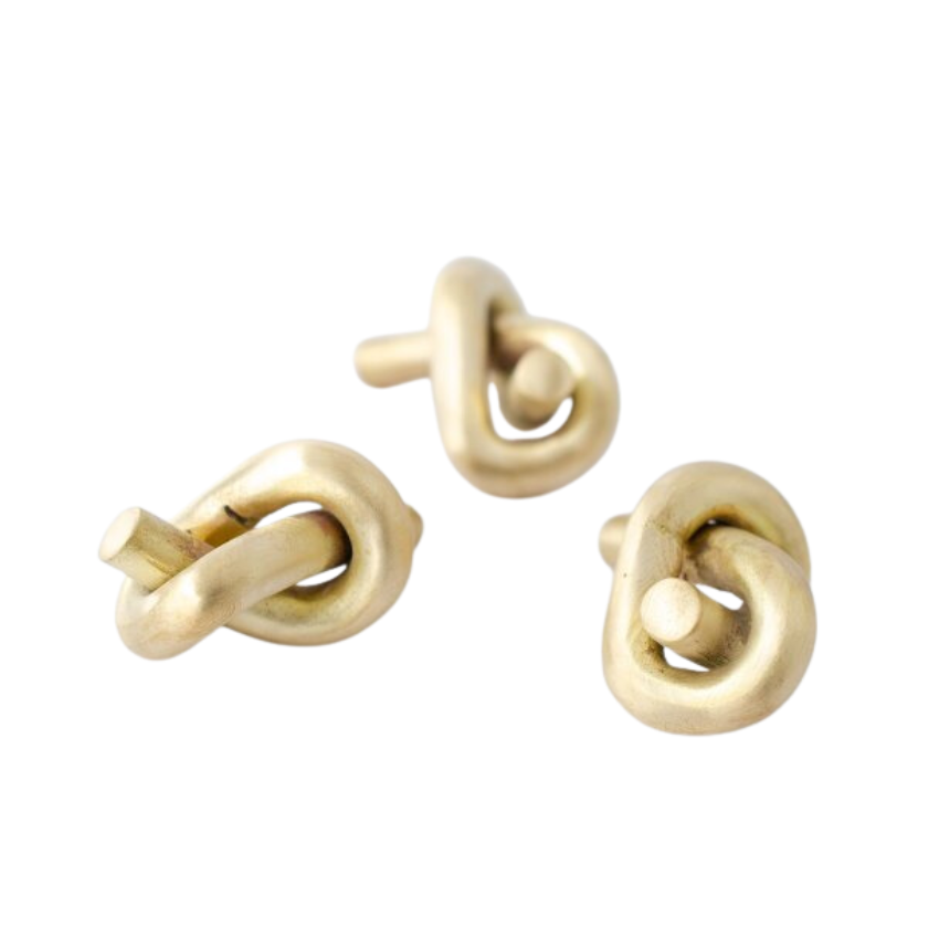 Bouton de meuble Noeud Laiton
