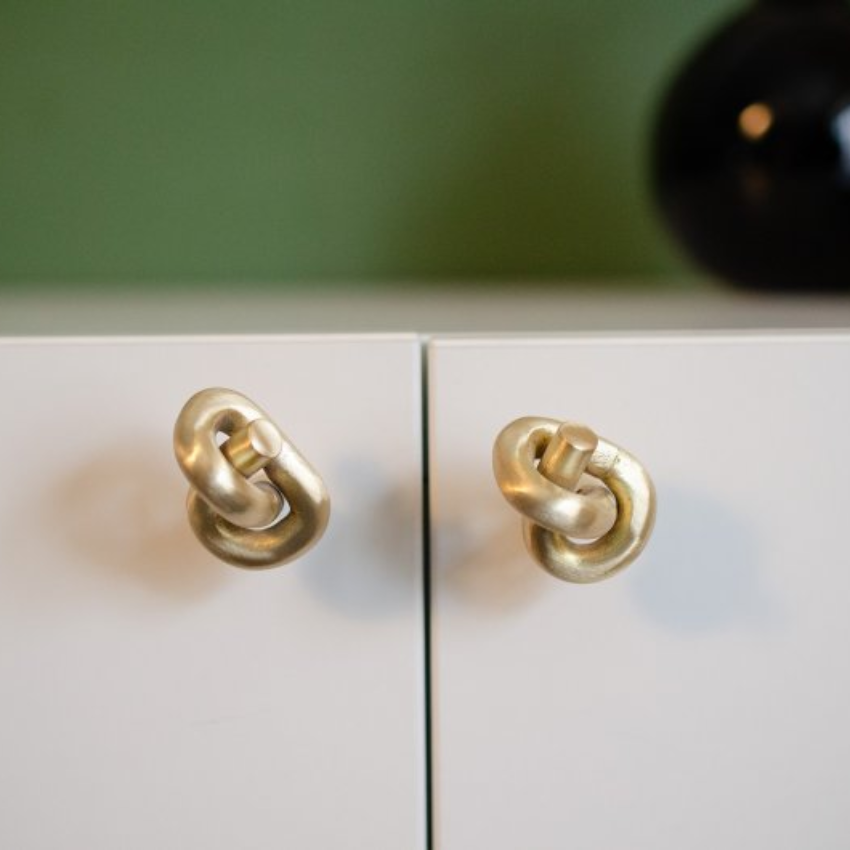 Bouton de meuble Noeud Laiton