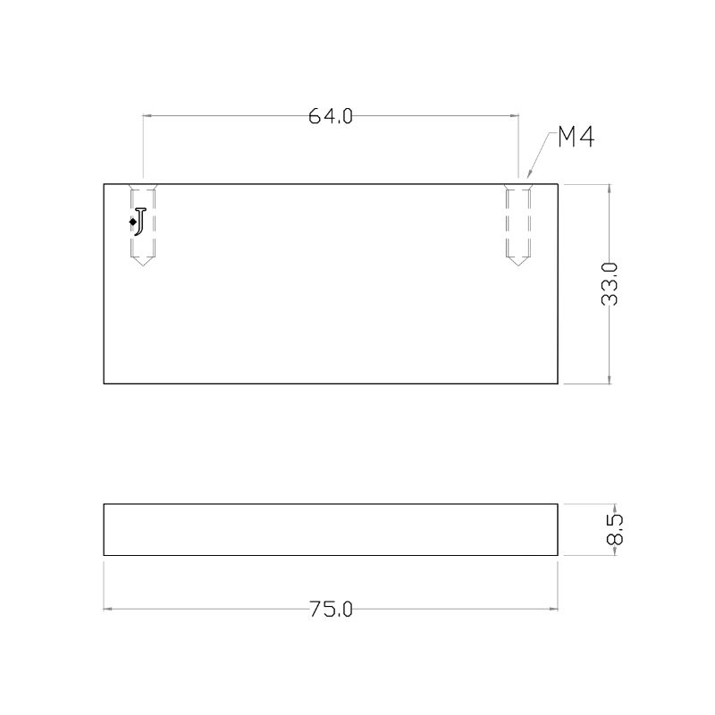 Poignée de meuble Dimitri Laiton massif