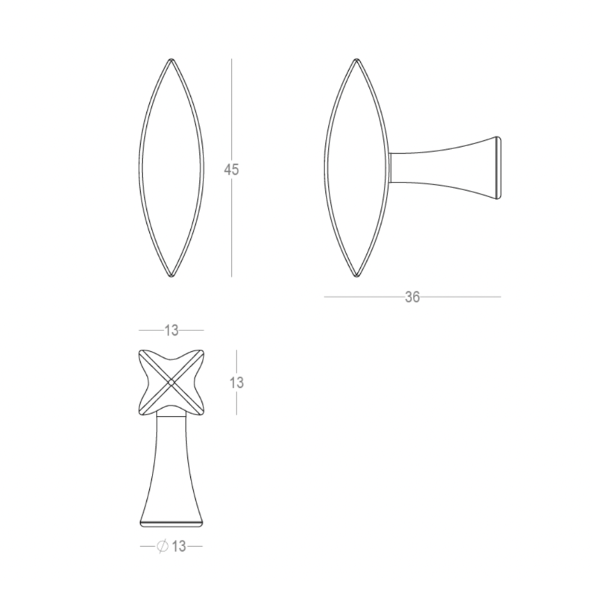 Bouton de meuble Anvers