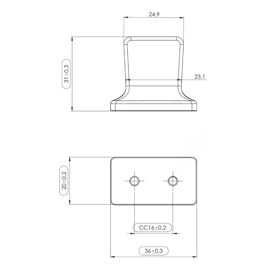 Bouton de meuble Bollène