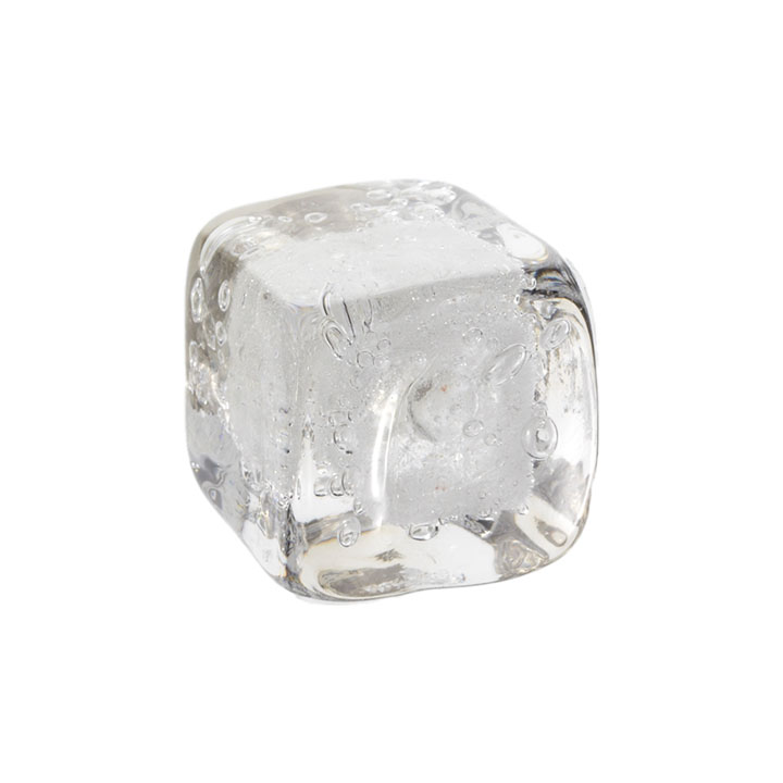 Bouton de meuble Glaçon Cube Verre