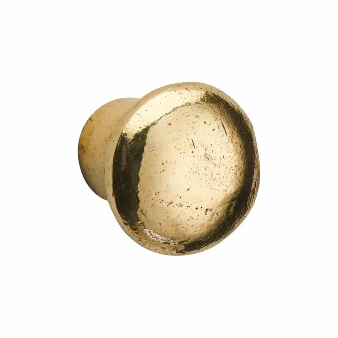 Bouton de meuble Varenne Modelé Laiton massif Bouton de meuble Varenne Modelé Laiton massif