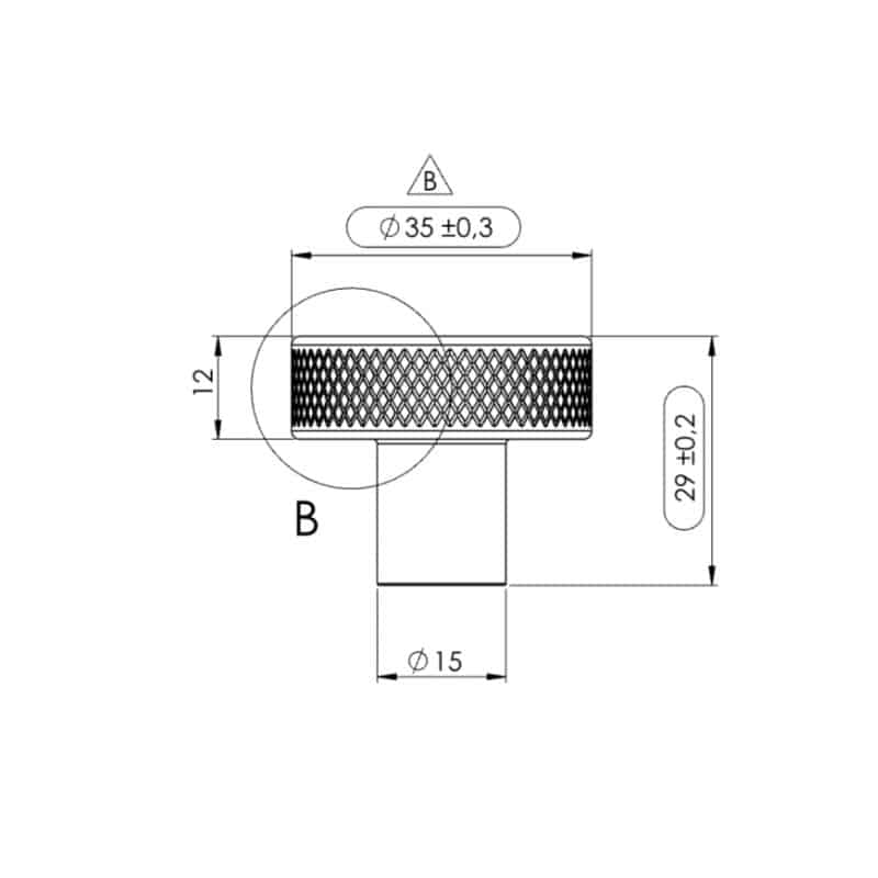 Bouton de meuble Vienne Acier Bouton de meuble Vienne Acier