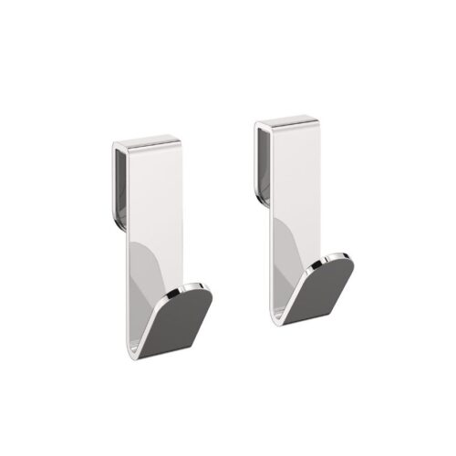 Lot de 2 Patères Edith Crochets Accroche paroi de douche Lot de 2 Patères Edith Crochets Accroche paroi de douche