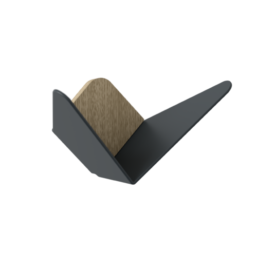 Patère murale Ely Bois et Acier Patère murale Ely Bois et Acier