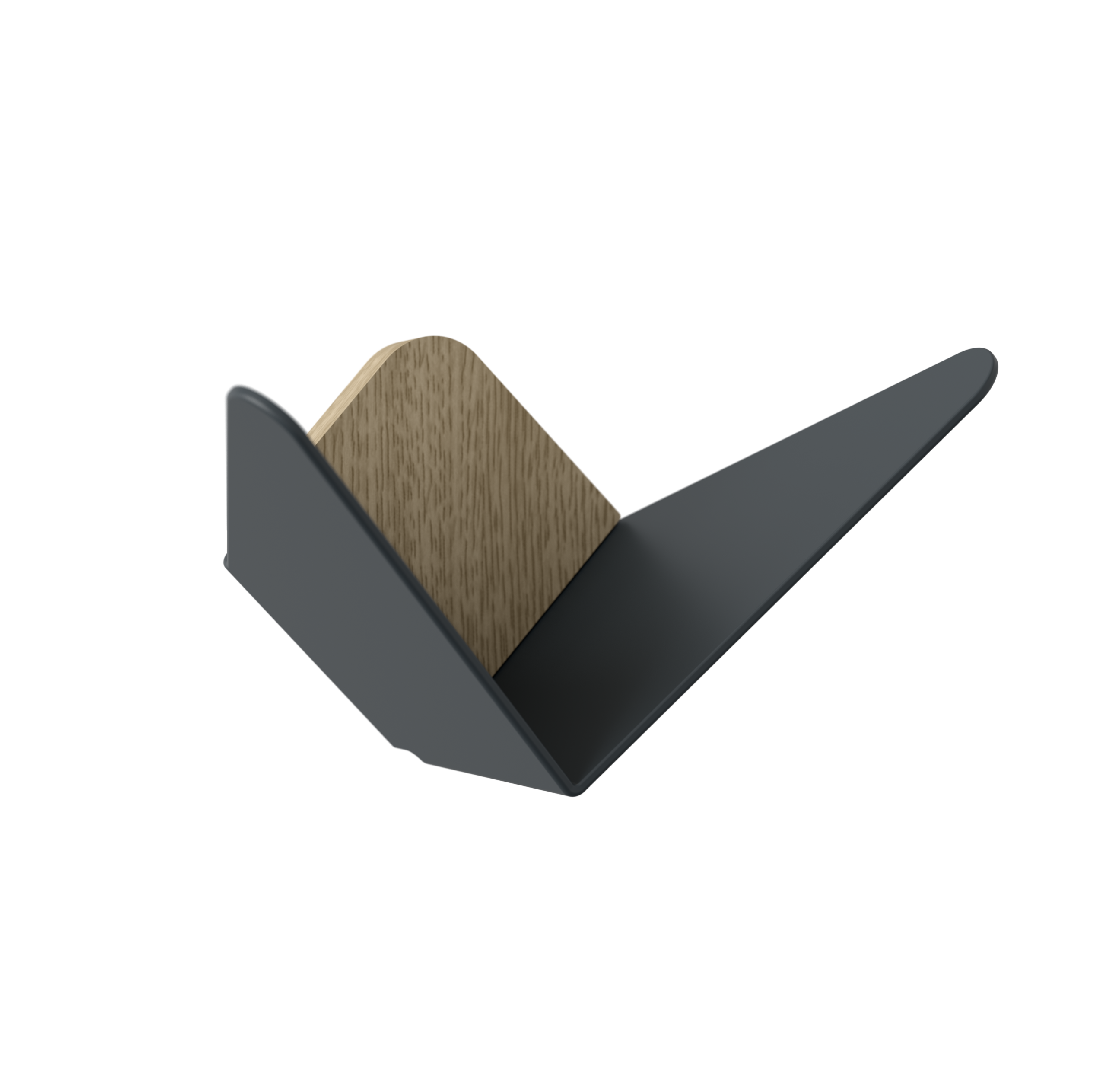 Patère murale Ely Bois et Acier