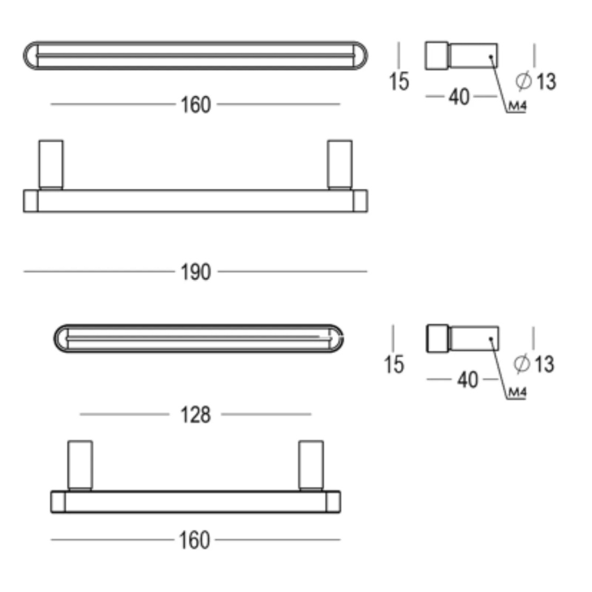 Poignée de meuble Moor & Musschoot Laiton