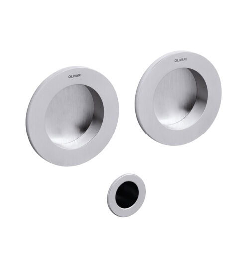 Poignée de porte encastrée Dorothée Ø48 mm Poignée de porte encastrée Dorothée Ø48 mm