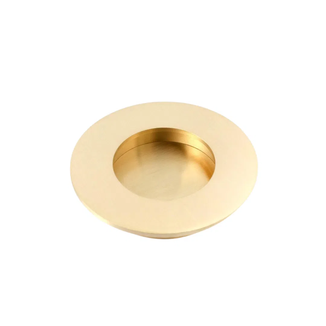 Poignée encastrée Ikie 55 mm Laiton