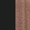 Noyer/noir mat