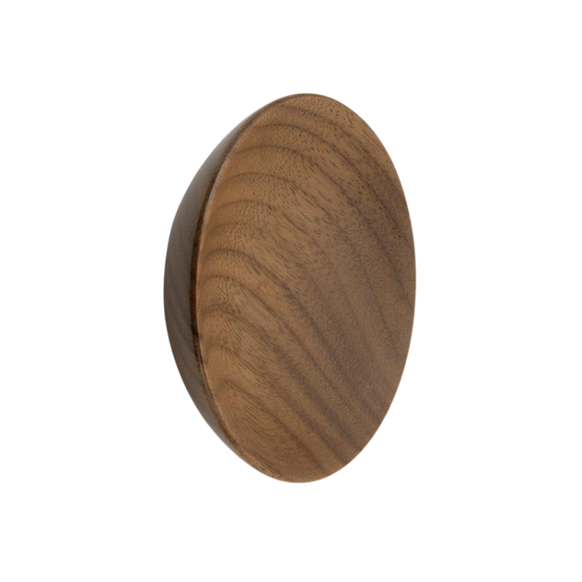 Bouton de meuble Bénédicte en bois - Noyer laqué, Taille unique