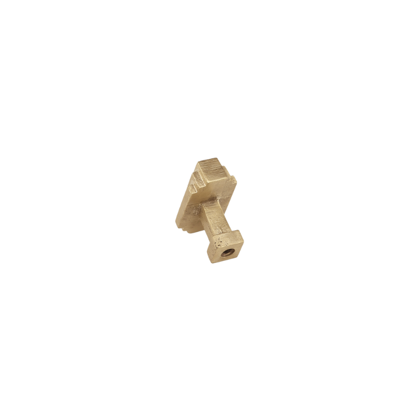 Bouton de meuble Jasmin laiton