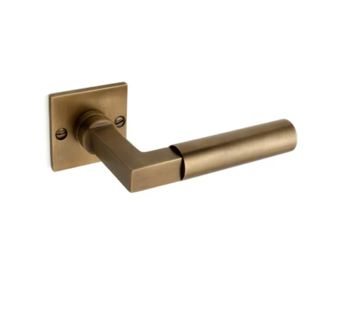 Paire de Poignées de Portes 1936 Laiton Paire de Poignées de Portes 1936 Laiton