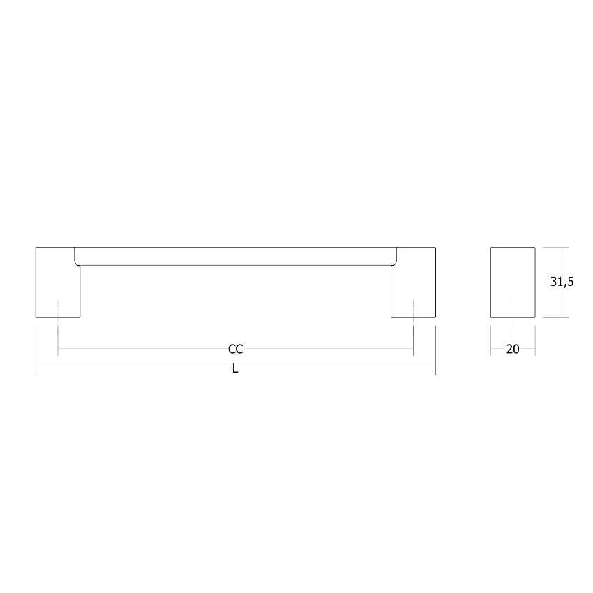 Bouton de meuble Ceuta